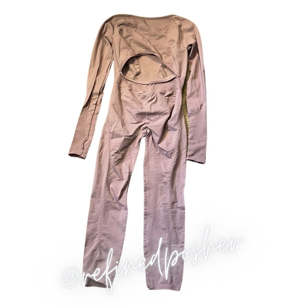 Free People Movement Good Karma Onesie Latte size M/L NEW - Picture 3 of 5